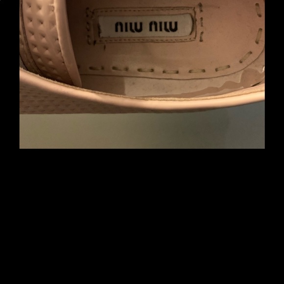 Miu Miu preowned sneakers. Nude color. Size 39. - Picture 12 of 12